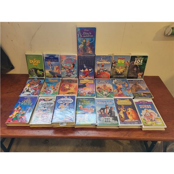 Disney & Pixar VHS Throwback! x23 (Cinderella - Lion King - Pocahontas - Dumbo - Fantasia & More)