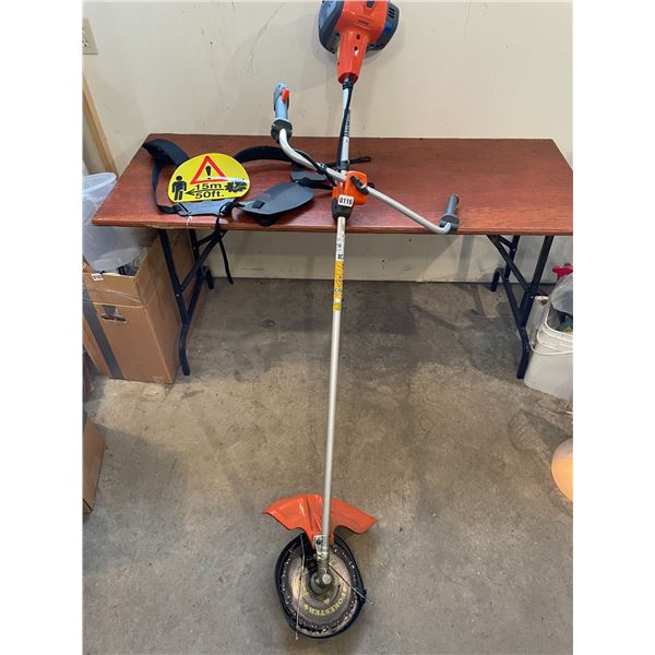 Husqvarna Bush Whacker Model# 525RX with Safety Harness Comes With Brand New Blade & Gas