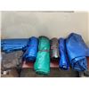 Image 1 : Various Sizes & Colors of Tarps x7
