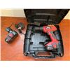 Image 2 : Skil 18V Drill with 2 Batteries & Case Model #2867