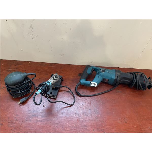 Black & Decker Palm Sander 7442-04 - Weller Soldering Gun PH60 - Makita Sawsall LR21670