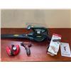 Image 1 : Yardworks Electric Leaf Blower - Roto Spiral Saw 5.5A - Milwaukee 12V Screwdriver 2 batteries