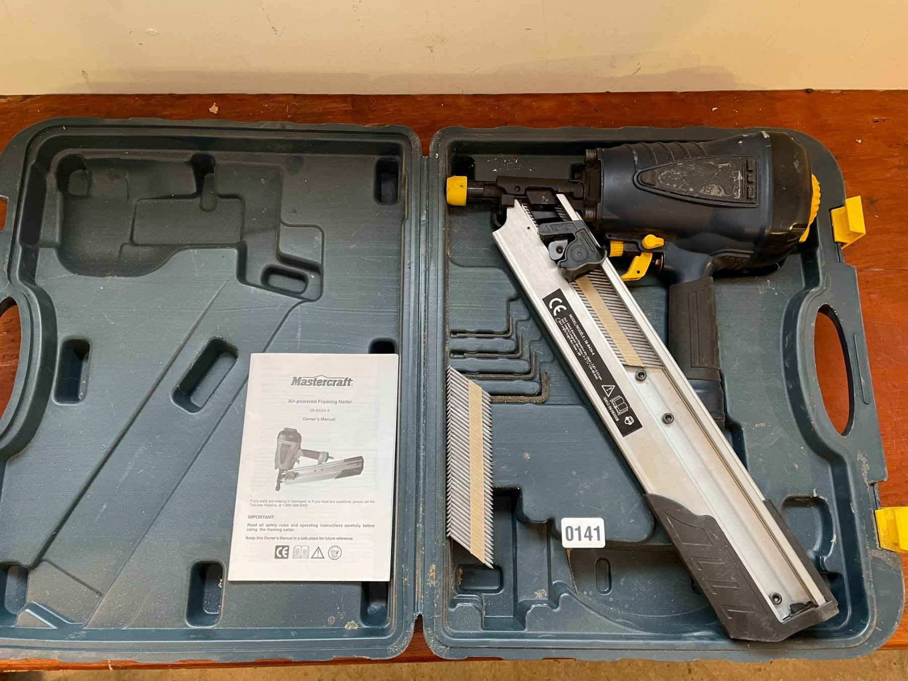 Mastercraft Air Powered Framing Nailer 5884344