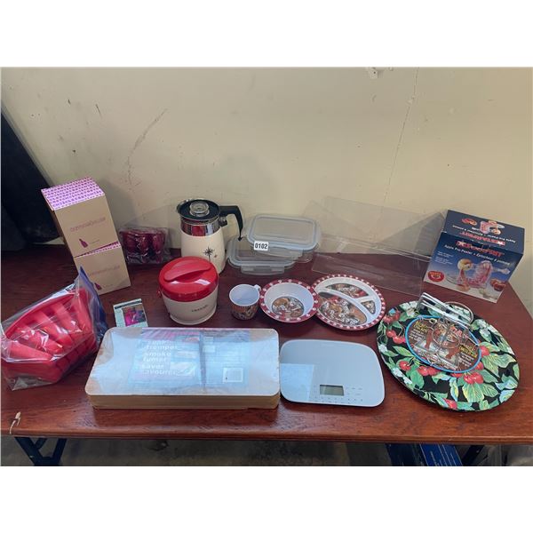 Starfrit Apple Peeler - Taylor Digital Scale 3848-48 - Salmon Planks - Popsicle Molds - Mini Crock..