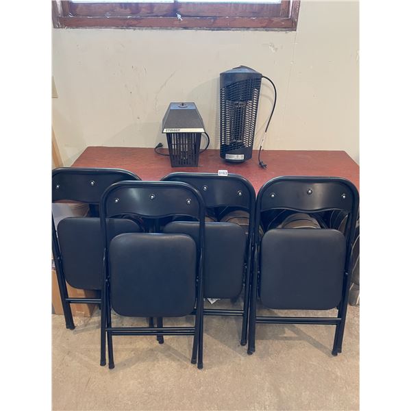 Stinger Electric Hanging Bug Zappers x2 - Black Foldup Chairs x4