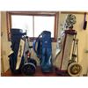 Image 1 : Macgregor Wheeling Golf Bag - Callaway Golf Bag - Golf Bag with 11 Clubs & Wheel Cart