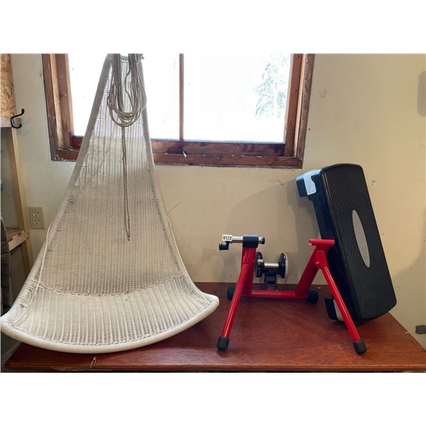 Aerobic Step - Minoura Mag 500 Stationary Bicycle Mount - Wicker Tree Swing