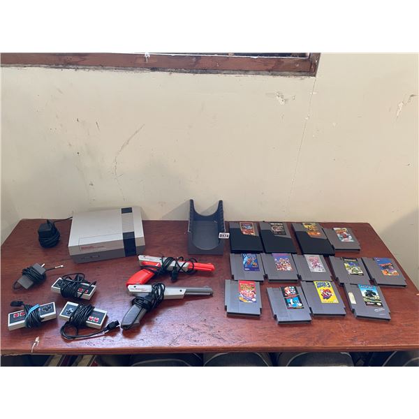 First Generation NES with 3 Controllers, 2 Zappers, 13 Games - (NES Not Working)