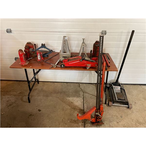 Powerbuilt Triple Lift 4000lbs - Trailer Jacks x6 - Hydraulic Jacks x5 - Car Jacks x2 - Manual Jack
