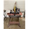 Image 1 : Ryobi 10" Compound Miter Saw Attached to Work Bench - Model TS1351