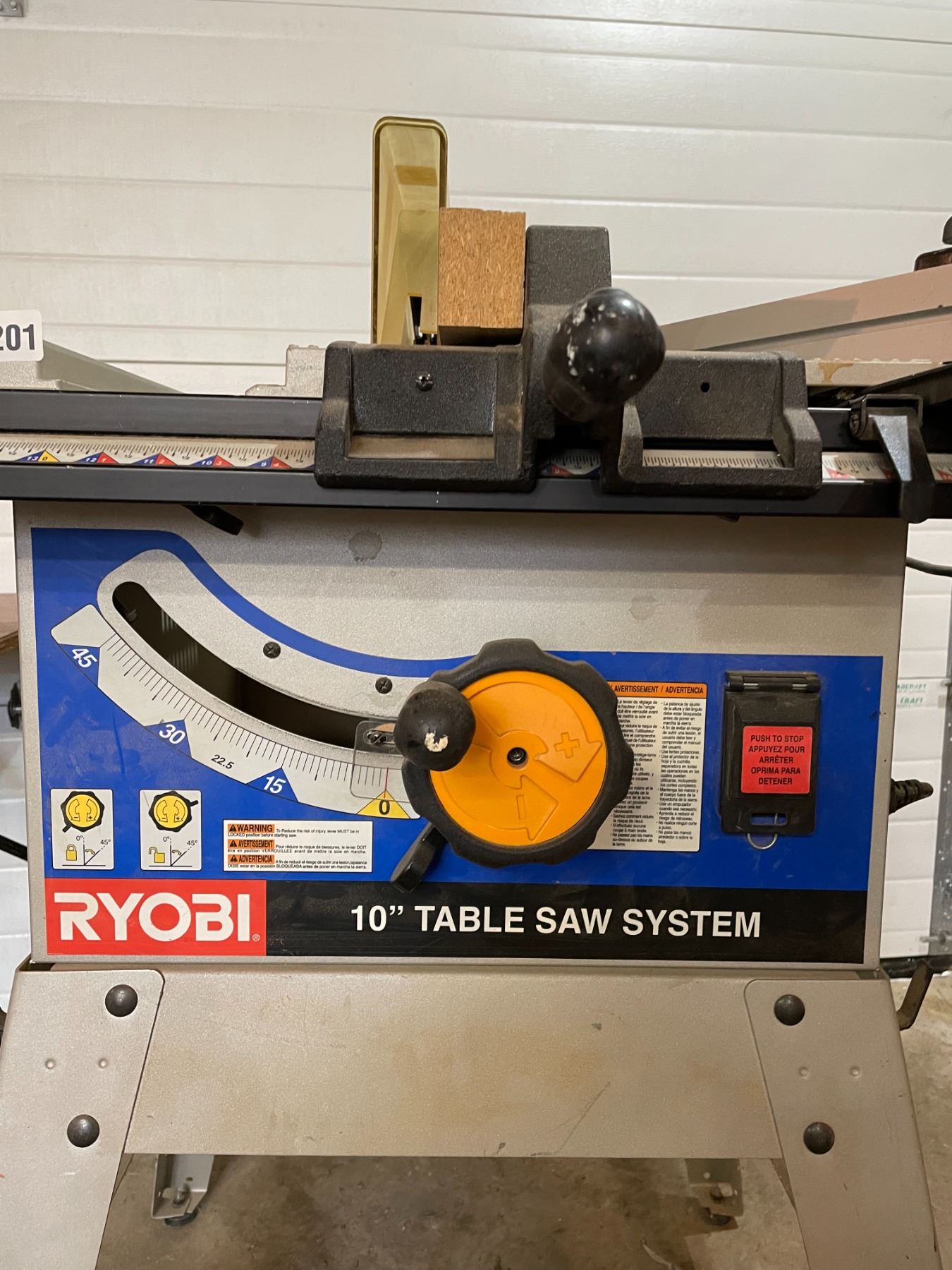 Ryobi 10" Table Saw System Model BT3100