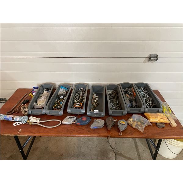 Chalk Lines - Carabiners - Nuts & Bolts - Twine - Splicers - Compression Fittings - Pressure Gauge