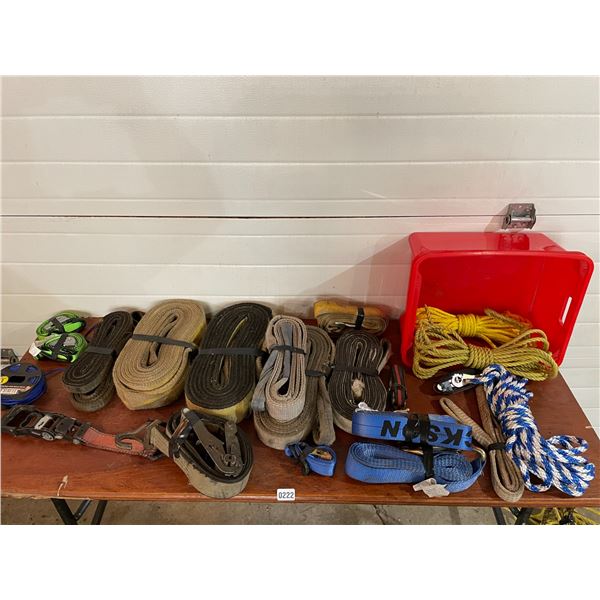 Ratchet Straps - Slings - Tow Rope - Ropes - Poly Rope