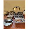 Image 4 : Assorted Baking Supplies - Muffin Pans, Cake Pans, Bread Pans, Cookie Jar, Cookie Cutters