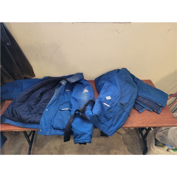 Bulwark Nomex LG Jacket FRP - Bulwark Nomex MED Bibbed Coveralls