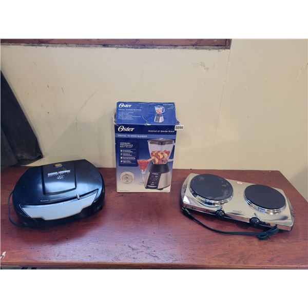 Foreman Grill Oster Digital 18 Speed Blender Brentwood Hot Plate