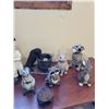 Image 3 : Lawn Ornaments - Raccoon, Dogs, Rabbits, Kids on a Bench