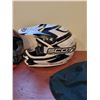 Image 3 : HJC Helmets x2 with Bags - One Set of Goggles (Red Helmet LG - White Helmet MED)