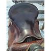 Image 9 : Mike Simard Hand Made Roping Saddle 15" - Stirrups with Cinch - Breast Collar