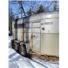 Image 2 : Bergen 1989 Horse Trailer (Handyman Special) Needs some TLC! VIN 2B9SD13B6KD025322