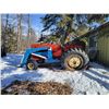 Image 1 : Allis-Chalmers D19 Turbo Diesel Tractor (Antique) with Bucket, Forks & Chains - Needs Repair...