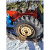 Image 2 : Allis-Chalmers D19 Turbo Diesel Tractor (Antique) with Bucket, Forks & Chains - Needs Repair...