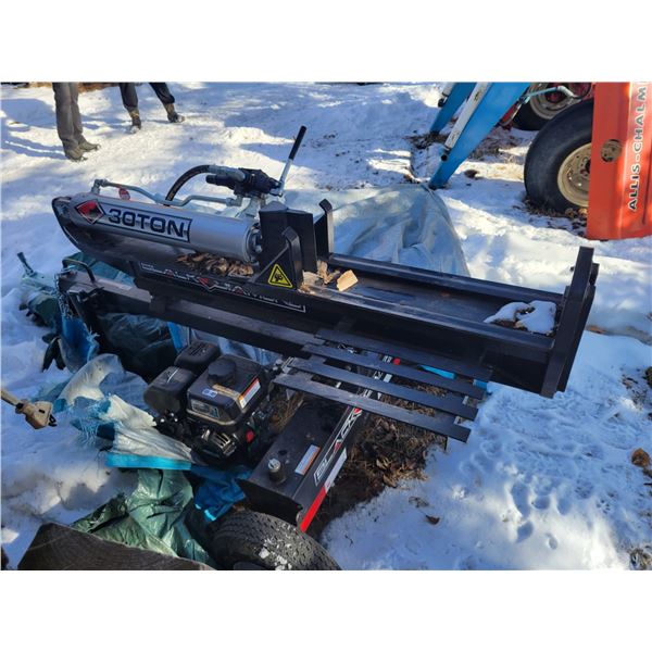 Black Diamond Log Splitter with Trailer Model LSP30B