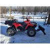 Image 1 : 2009 Polaris Sportsman 500 AWD with Blade & Rear Chains (1736 Hours) VIN 4XATN50A39A550859