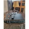 Image 3 : Resin Chairs x4 + Table - Toshiba DVD Player Model SD-2109U with Remote - Vintage Drop Leaf Table...