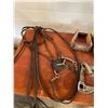 Image 2 : Classic Equine Saddle Pad - Rawhide Stirrups - Halter - Hobbles - Bridle with Reins