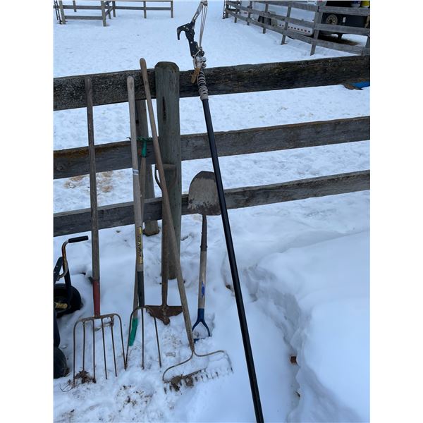 Pitchforks - Shovel - Rake - Tree trimmer
