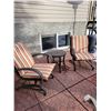 Image 1 : Wicker Bistro Set (Rocking Chairs with Cushions)