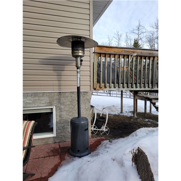 Patio Heater with Handmade Plant Pot & Wagon