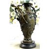 Image 1 : Art Nouveau Style Floral Nymph Bronze Vase