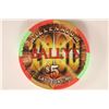 Image 1 : $5 BALLY'S CASINO CHIP "MILLENNIUM" LAS VEGAS,