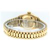 Image 7 : Rolex Ladies 18K Yellow Gold Mother Of Pearl Ruby Datejust President Wristwatch