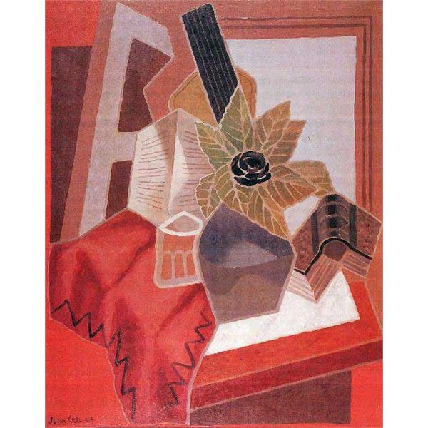 Juan Gris - Flowers On The Table