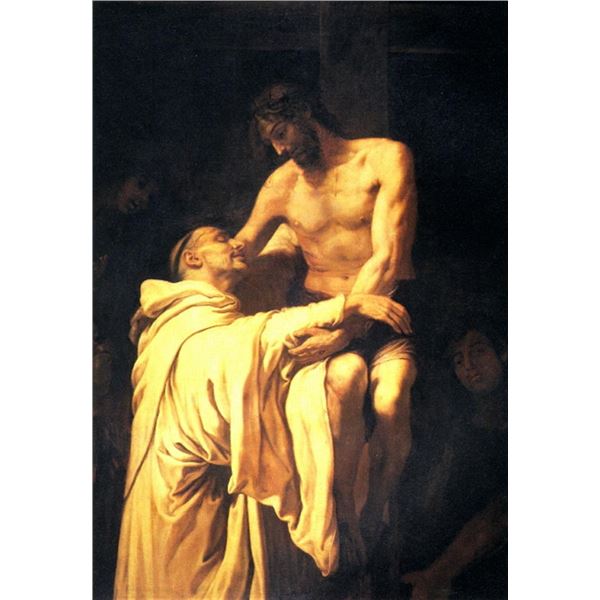 Francesco Ribalta - Christ Embracing St. Bernard