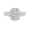 Image 2 : 1.04 ctw Diamond Ring - 14KT White Gold