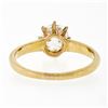 Image 8 : Antique Victorian 14k Gold GIA 1.41 ctw Old Mine Diamond Solitaire Engagement Ri
