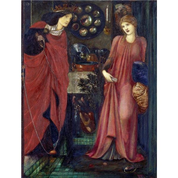 Edward Burne-Jones - Fair Rosamund and Queen Eleanor