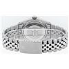 Image 7 : Rolex Mens Stainless Steel Black Baguette Diamond Dial & Sapphire Datejust Wrist