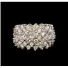 Image 2 : 14KT White Gold 1.93 ctw Diamond Ring