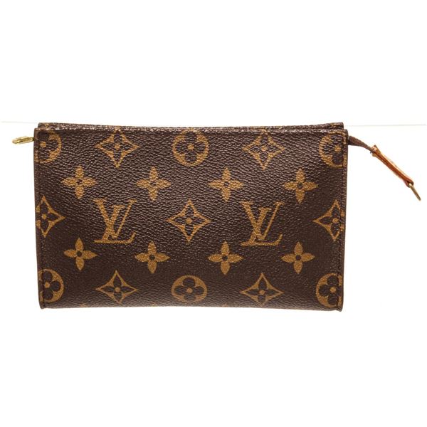 Louis Vuitton Brown Monogram Canvas Pouch Bag