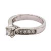 Image 1 : 0.75 ctw Diamond Ring - 14KT White Gold