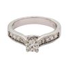 Image 2 : 0.75 ctw Diamond Ring - 14KT White Gold