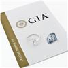 Image 1 : Modern 14K White Gold .84 ctw GIA Heart & Round Cut Diamond Moi et Toi Bypass Ri