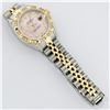Image 7 : Rolex Ladies 2 Tone Pink MOP Diamond Lugs & Pyramid Datejust Wriswatch