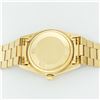 Image 5 : Rolex Mens 18K Yellow Gold Presidential With Factory Diamond Dial