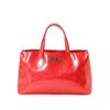 Image 1 : Louis Vuitton Hot Pink Vernis Leather Wilshire PM Tote Bag
